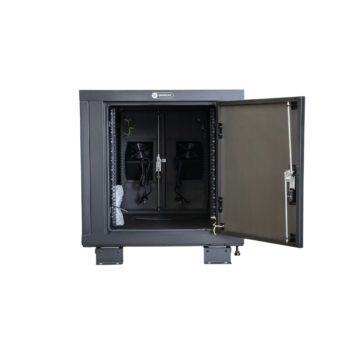 SERVEREDGE 12RU *ACOUSTIC* NOISE REDUCTION CABINET 750MM WIDE & 1000MM DEEP
