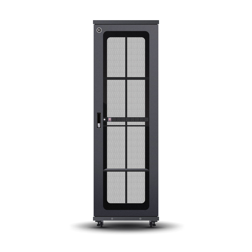 Serveredge 45RU 600mm Wide & 1000mm Deep Fully Assembled Free Standing Server Cabinet