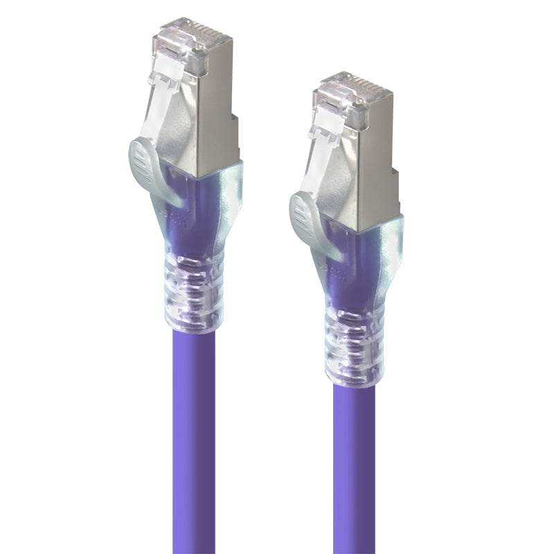 3m Purple 10G Shielded CAT6A LSZH Network Cable
