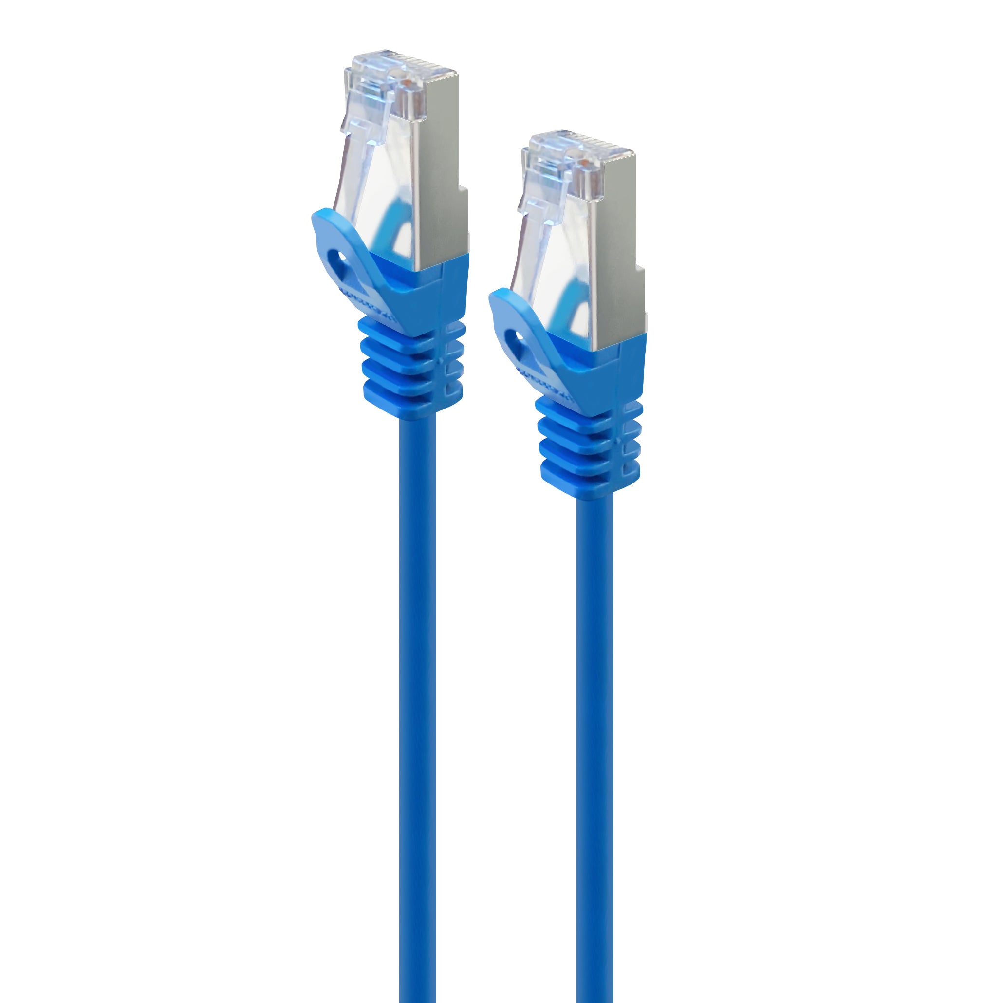 Serveredge 1m Blue CAT6A Slim S/FTP Network Cable