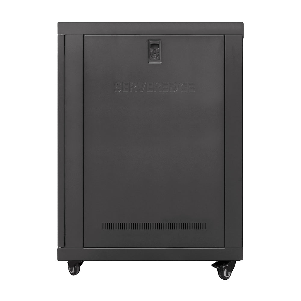 Serveredge 15RU 600mm Wide & 600mm Deep Fully Assembled Free Standing Server Cabinet