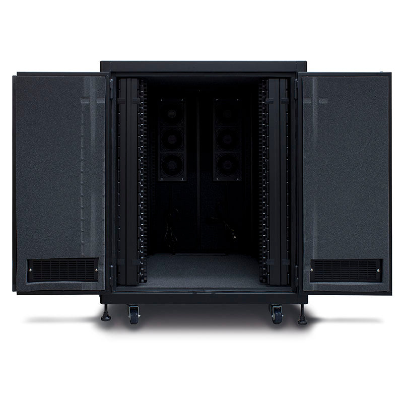 *RUN OUT STOCK* 18RU Fully Assembled Soundproof Free Standing Acoustic Server Cabinet