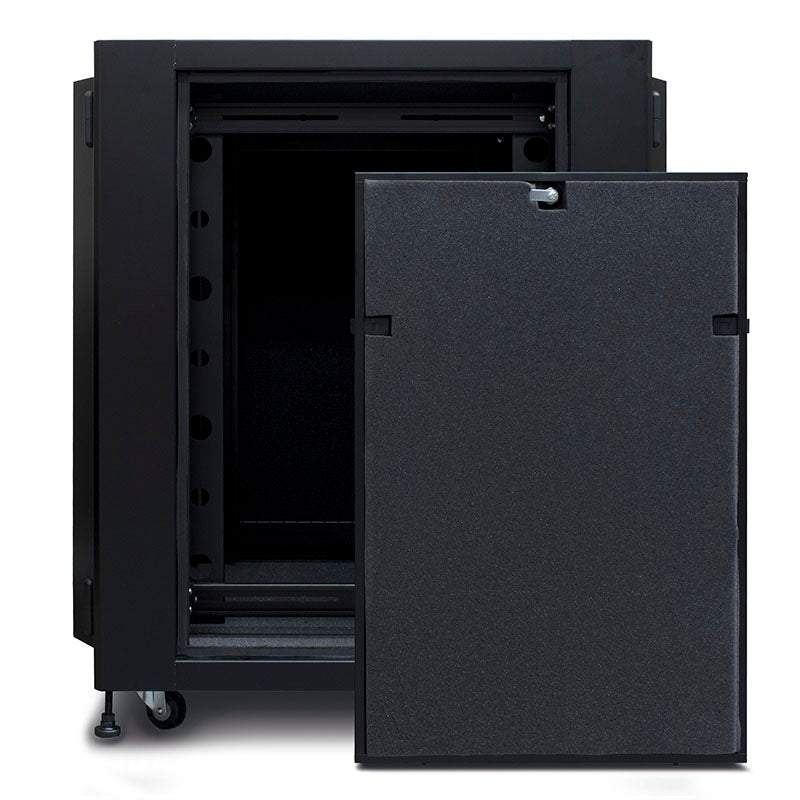 *RUN OUT STOCK* 18RU Fully Assembled Soundproof Free Standing Acoustic Server Cabinet