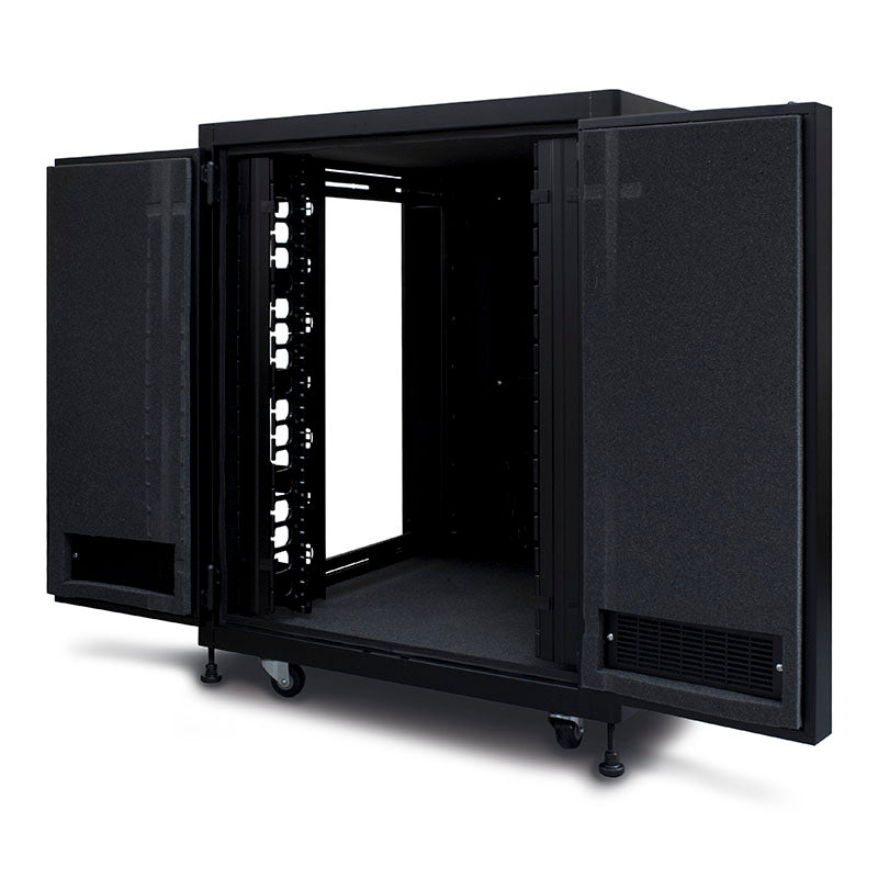 *RUN OUT STOCK* 18RU Fully Assembled Soundproof Free Standing Acoustic Server Cabinet