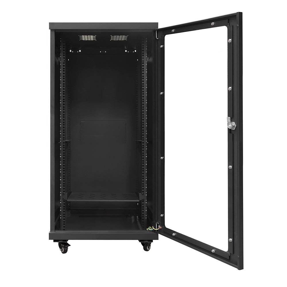 Serveredge 24RU 600mm Wide & 600mm Deep Fully Assembled Free Standing Server Cabinet