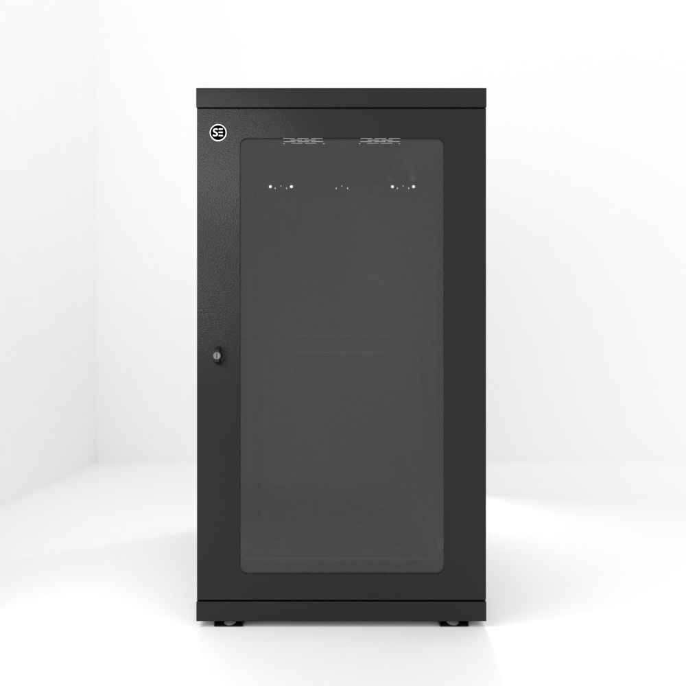 Serveredge 24RU 600mm Wide & 600mm Deep Fully Assembled Wall Mount Server Cabinet