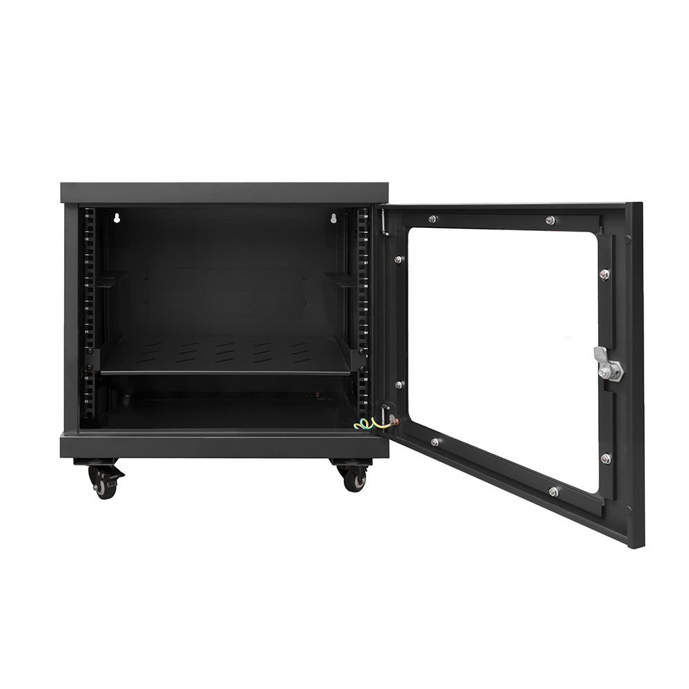 Serveredge 9RU 600mm Wide & 550mm Deep Fully Assembled Free Standing Cabinet