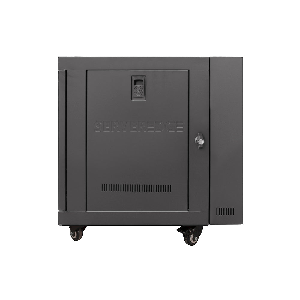 Serveredge 9RU 600mm Wide & 550mm Deep Fully Assembled Free Standing Cabinet