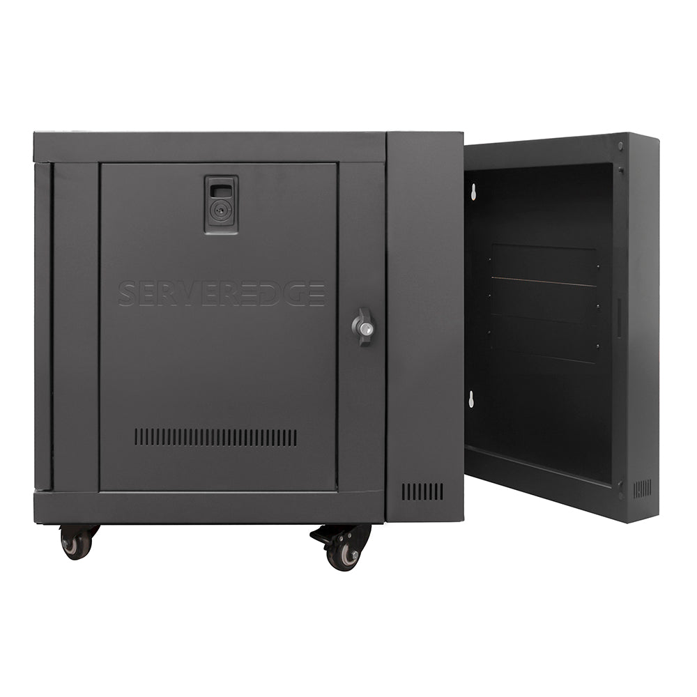 Serveredge 9RU 600mm Wide & 550mm Deep Fully Assembled Free Standing Cabinet