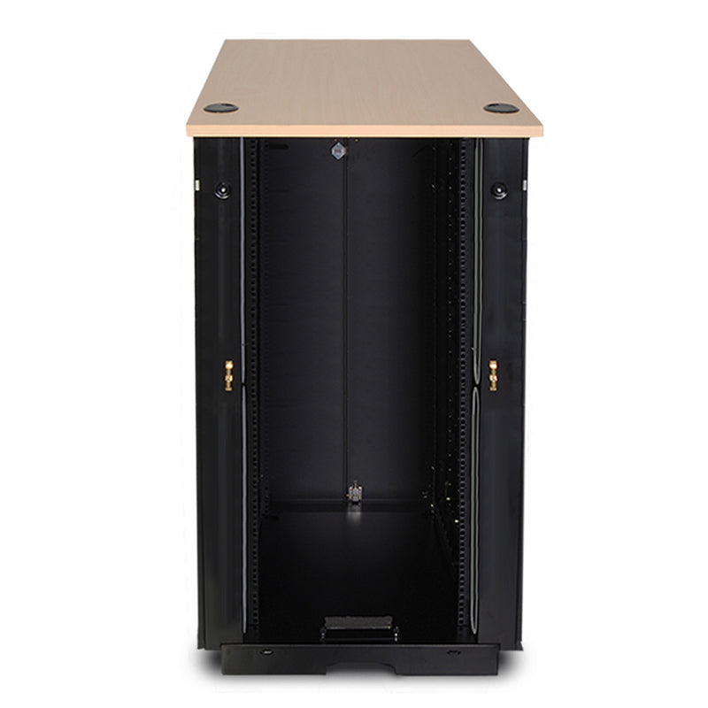 *RUN OUT STOCK* 24RU 750MM WIDE & 1135MM Deep Fully Assembled Free Standing Premium Soundproof Office Server Cabinet