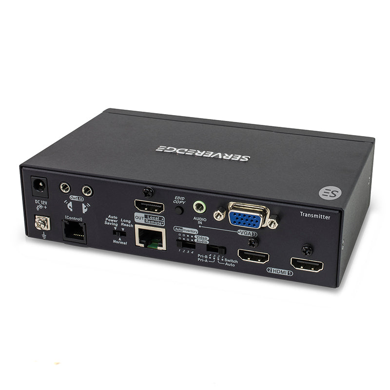4K2K HDMI X 2, VGA X 1 HDBaseT Extender Over Single CAT5e/CAT6 with 4K, GUI, 3D & IR
