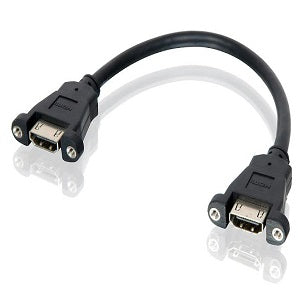 15cm HDMI Wall Plate Mech - Female to Female