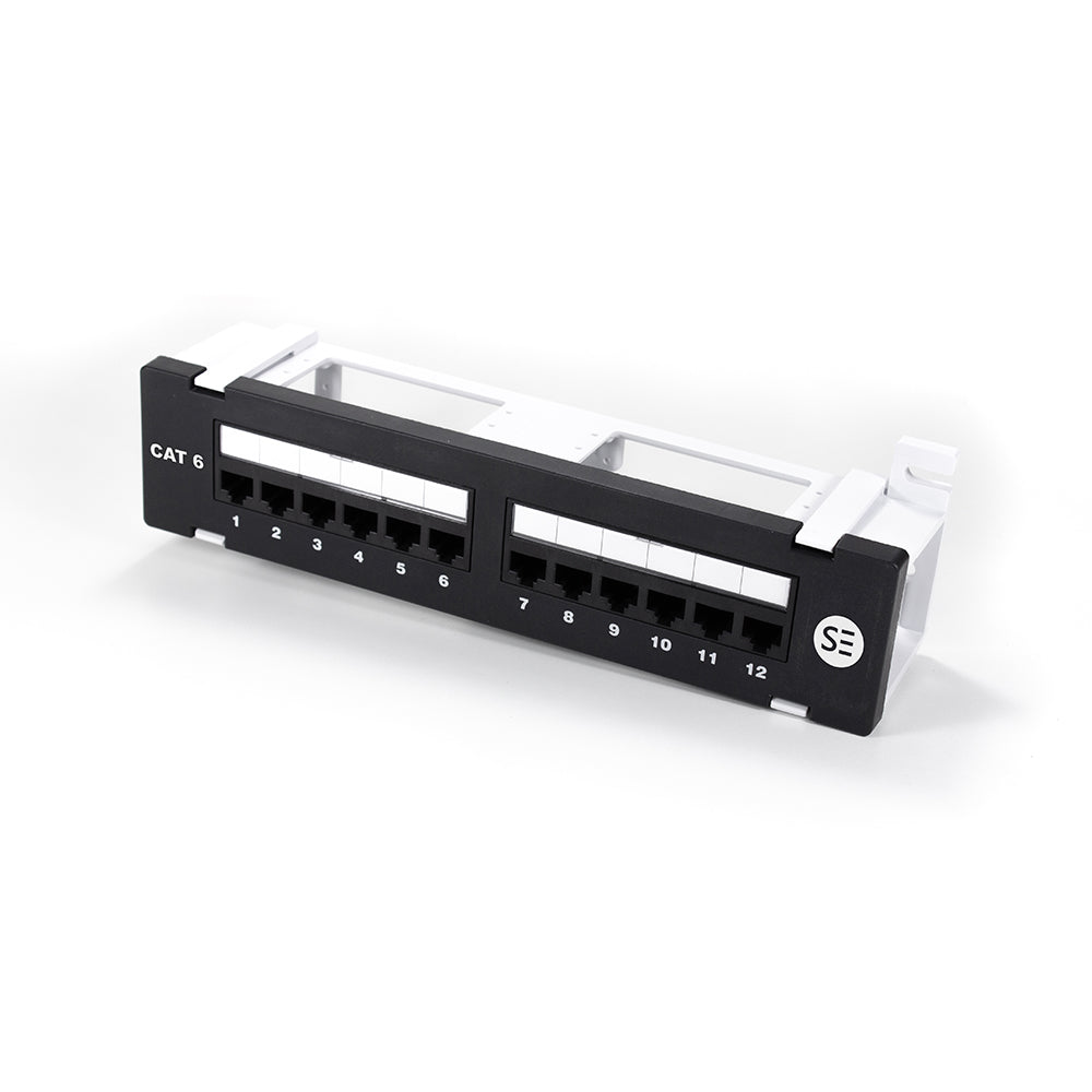 Serveredge 12 Port CAT6 Surface Mount Patch Panel - UTP