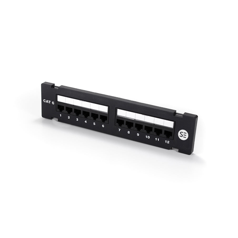 Serveredge 12 Port CAT6 Surface Mount Patch Panel - UTP