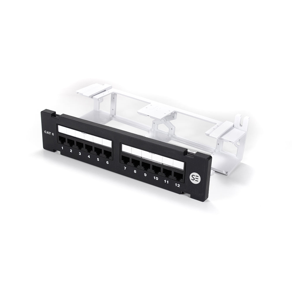 Serveredge 12 Port CAT6 Surface Mount Patch Panel - UTP