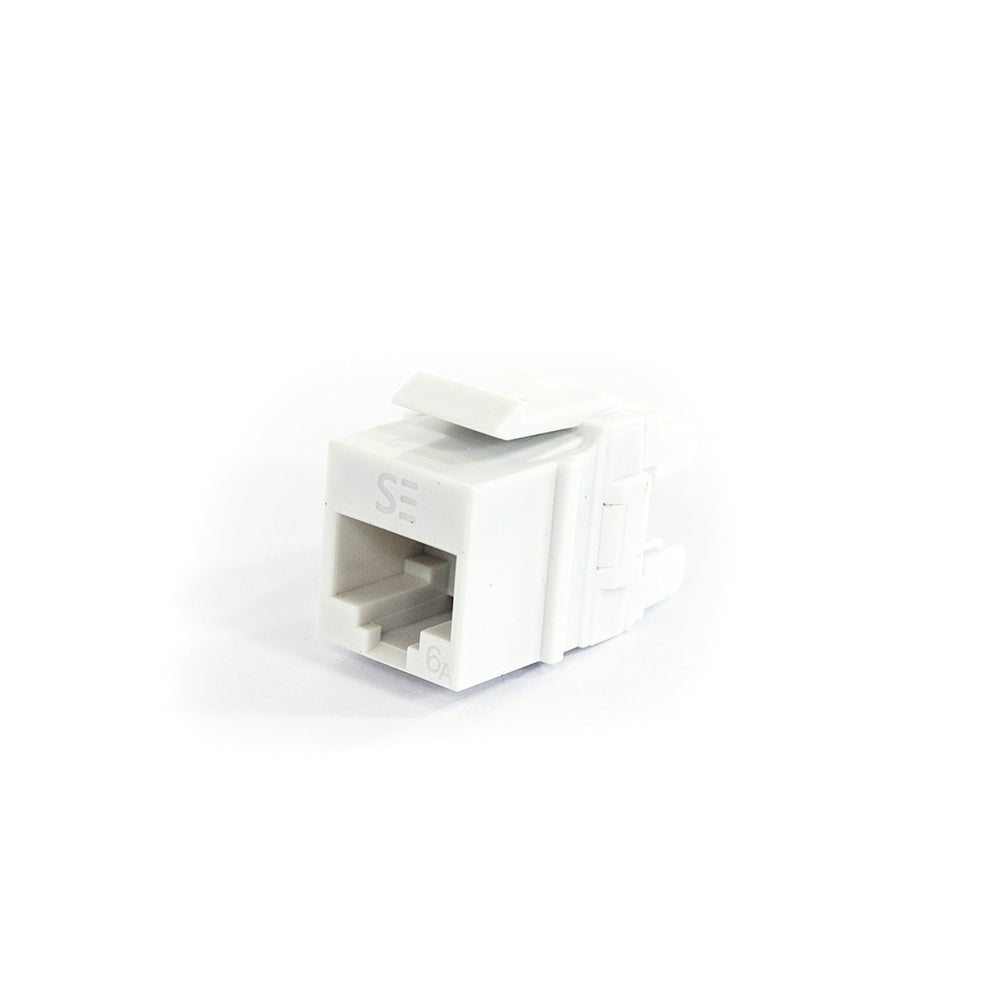 Universal Cat6A, UTP, RJ45 Modular Keystone Jack - Comes in Pack of 10