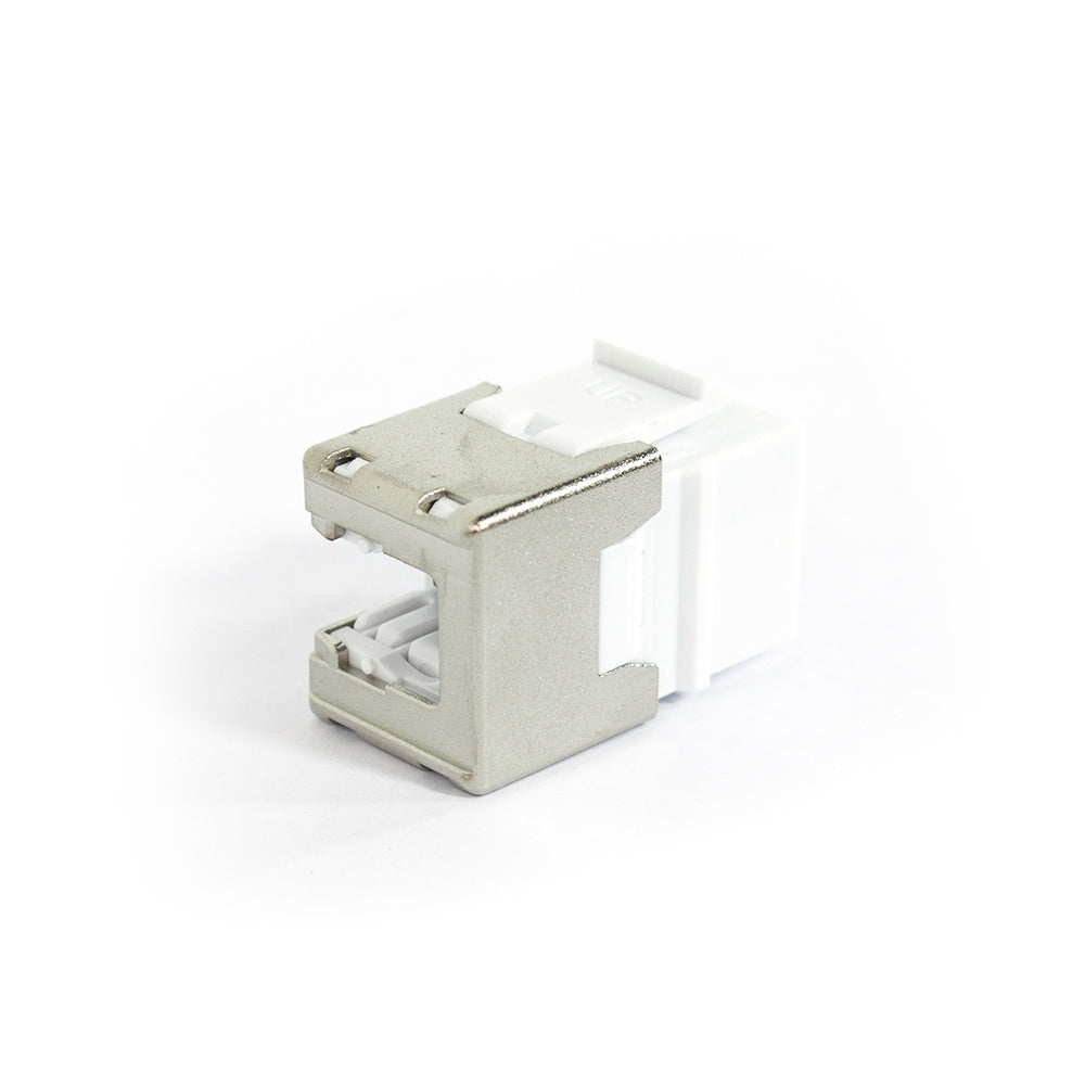 Universal Cat6A, UTP, RJ45 Modular Keystone Jack - Comes in Pack of 10