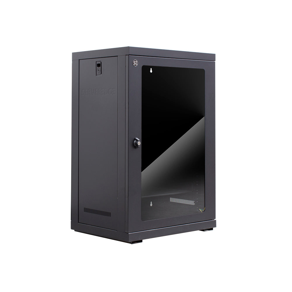 Serveredge 18RU 600mm Wide & 450mm Deep Fully Assembled Wall Mount Server Cabinet
