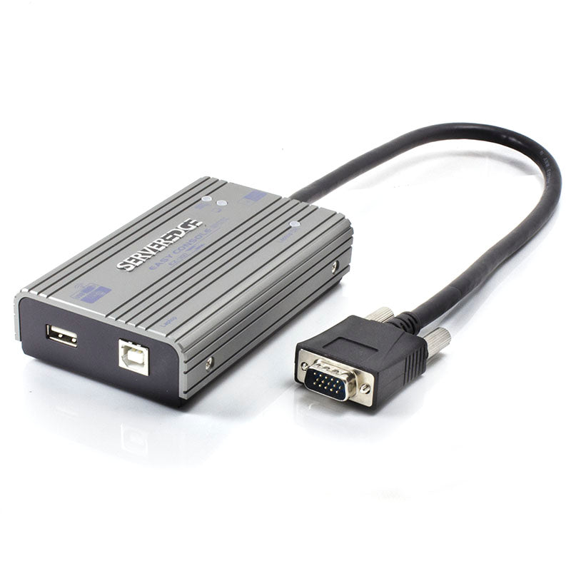 KVM Console to USB 2.0 Portable Laptop Crash Cart Adapter