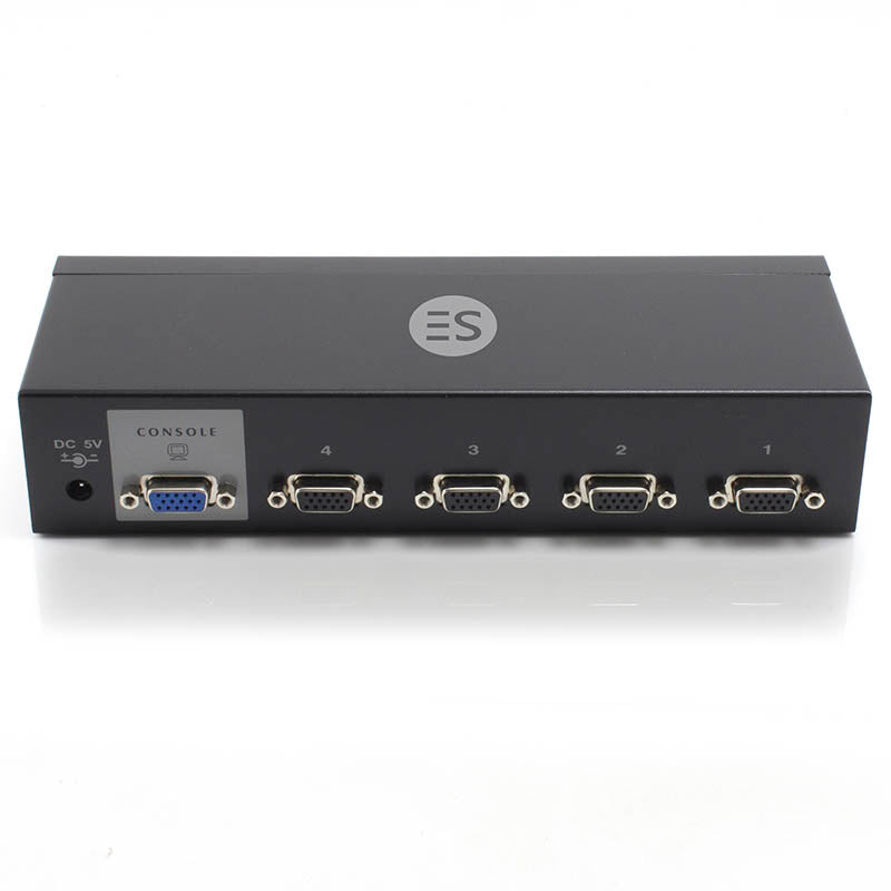Serveredge 4-Port Desktop USB/PS2/VGA KVM Switch - Includes Cables