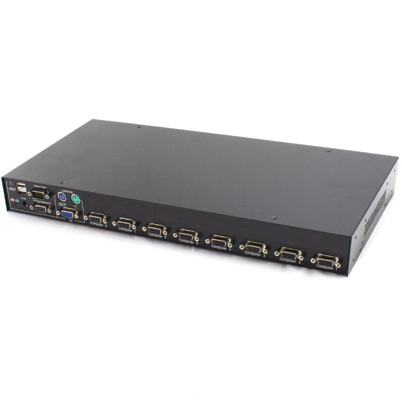 8-Port USB / PS/2 / VGA Combo KVM Switch Kit - Includes 8 X USB/VGA KVM Cables