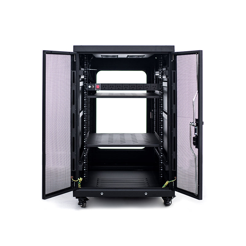 Serveredge18RU 600mm Wide & 1000mm Deep Fully Assembled Free Standing Server Cabinet