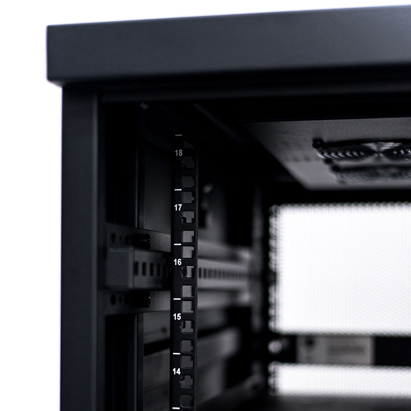 Serveredge 18RU 600mm Wide & 800mm Deep Fully Assembled Free Standing Server Cabinet