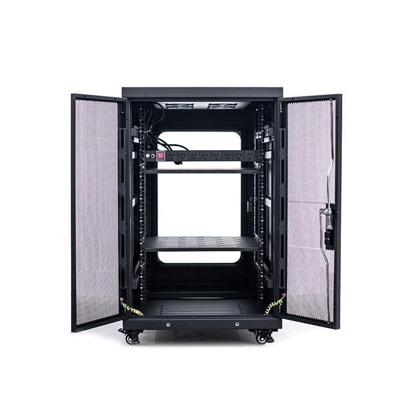 Serveredge 18RU 600mm Wide & 800mm Deep Fully Assembled Free Standing Server Cabinet