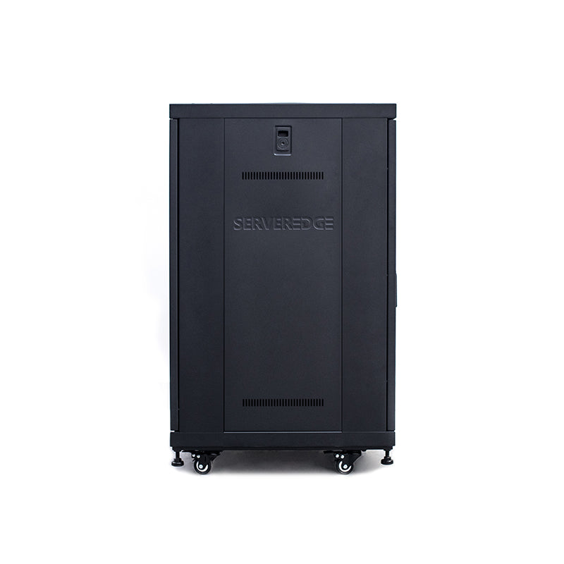 Serveredge 18RU 600mm Wide & 600mm Deep Fully Assembled Free Standing Server Cabinet