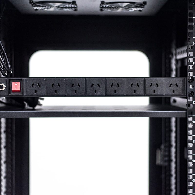 Serveredge 18RU 600mm Wide & 600mm Deep Fully Assembled Free Standing Server Cabinet