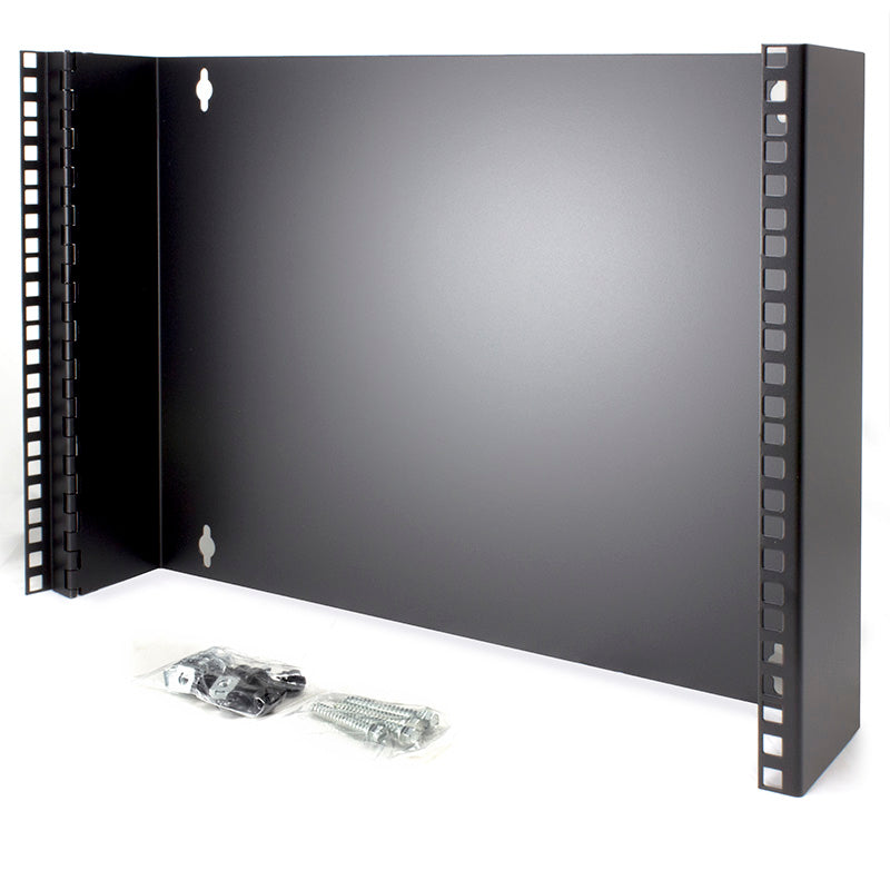 8RU Wall Mount Patch Panel Bracket - 19 Inch Wide & 102mm Deep