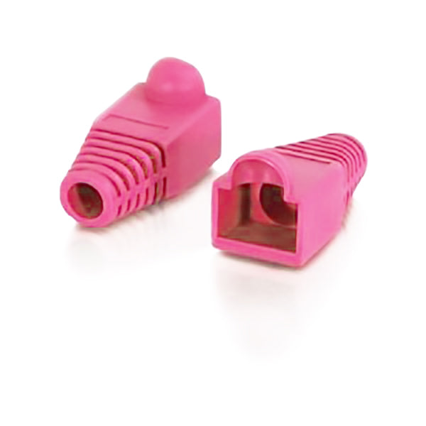 RJ45 Pink Strain Relief Boot (6.0mm OD) - Bag of 10