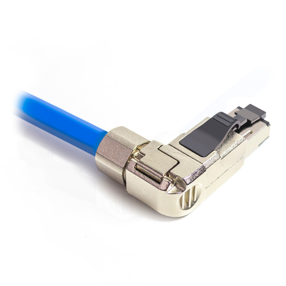 Serveredge RJ45 Cat6A Shielded Angled Industrial Field Connector