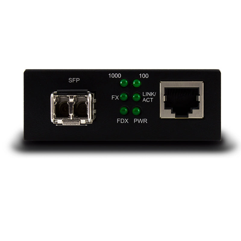 10/100/1000Base-TX to 1000Base-FX Multimode LC Fibre Media Converter (550m)