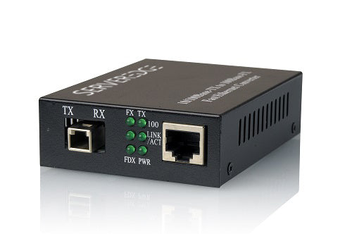 Serveredge 10/100Base-TX to 100Base-FX Multimode MTRJ Fibre Media Converter (2km)