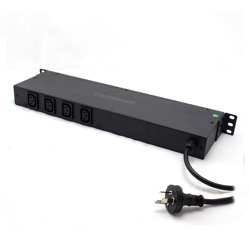 11 Port PDU, (7) 3 Pin AUS GPO Output, (4) IEC C13 Output (1) 3 Pin Aus Input, 10A