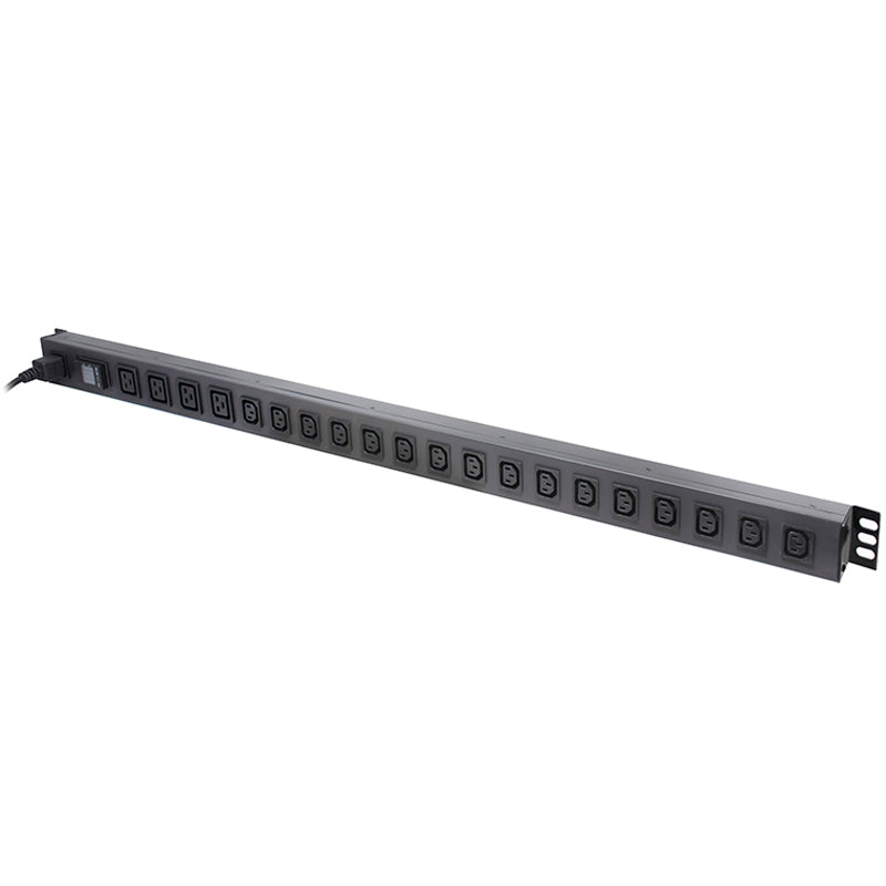 Metered 20 Port Vertical PDU,(16) IEC C13 Output, (4) IEC C19 Output & (1) IEC C20 Input