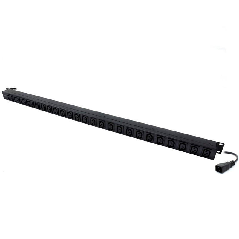 Basic 24 Port 0RU Vertical PDU, (20) IEC C13 Output, (4) IEC C19 Output (1) IEC C20 Input ,16A