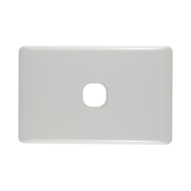 1 Gang Wall Plate Clipsal Compatible (White)