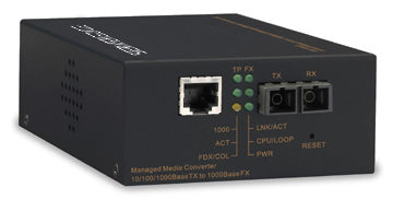 Managed Gigabit Media Converter