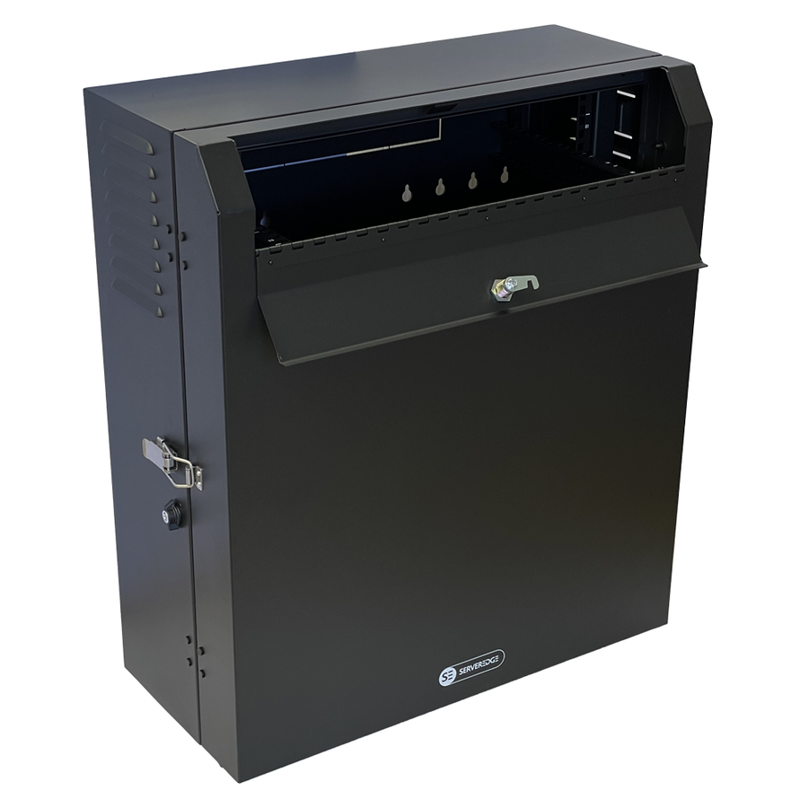 Wall 6 Ru Rack 6RU 640mm Wide & 300mm Deep Fully Assembled Vertical Mount Wall Cabine