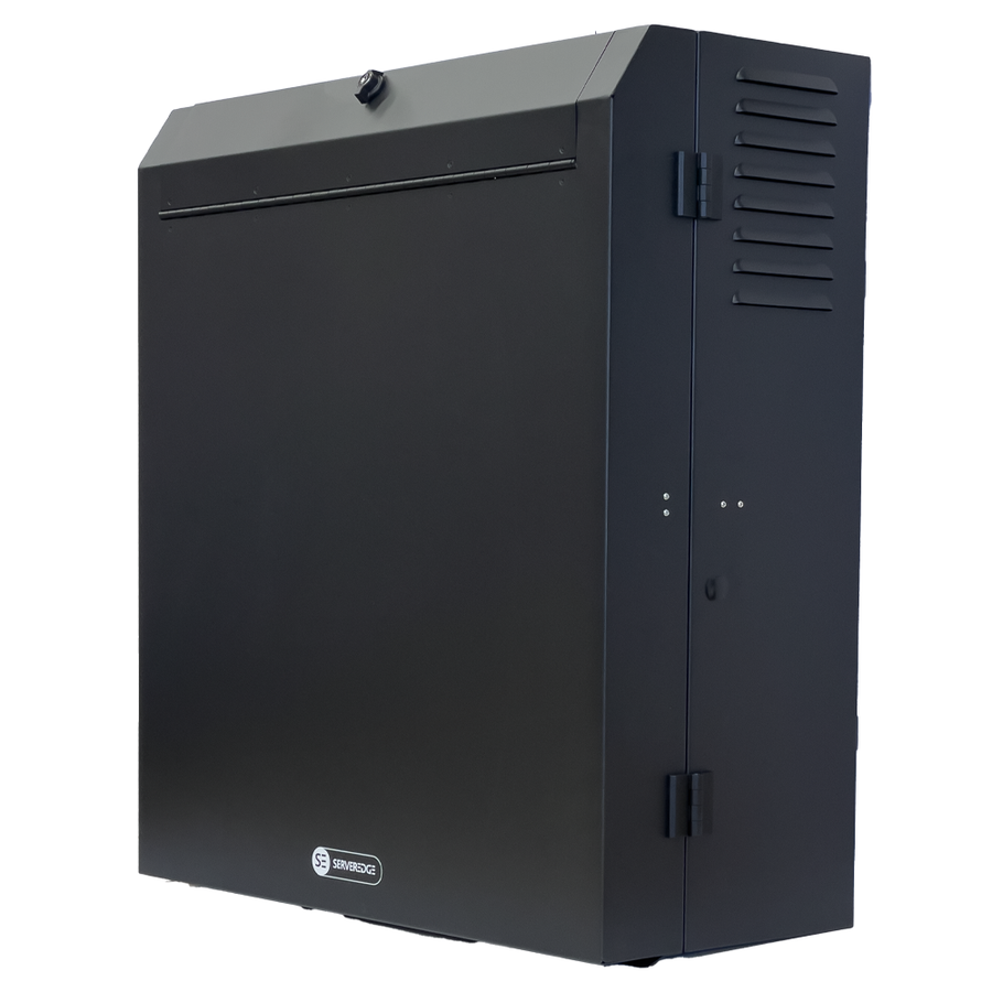 6ru 6RU 640mm Wide & 300mm Deep Fully Assembled Vertical Mount Wall Cabine