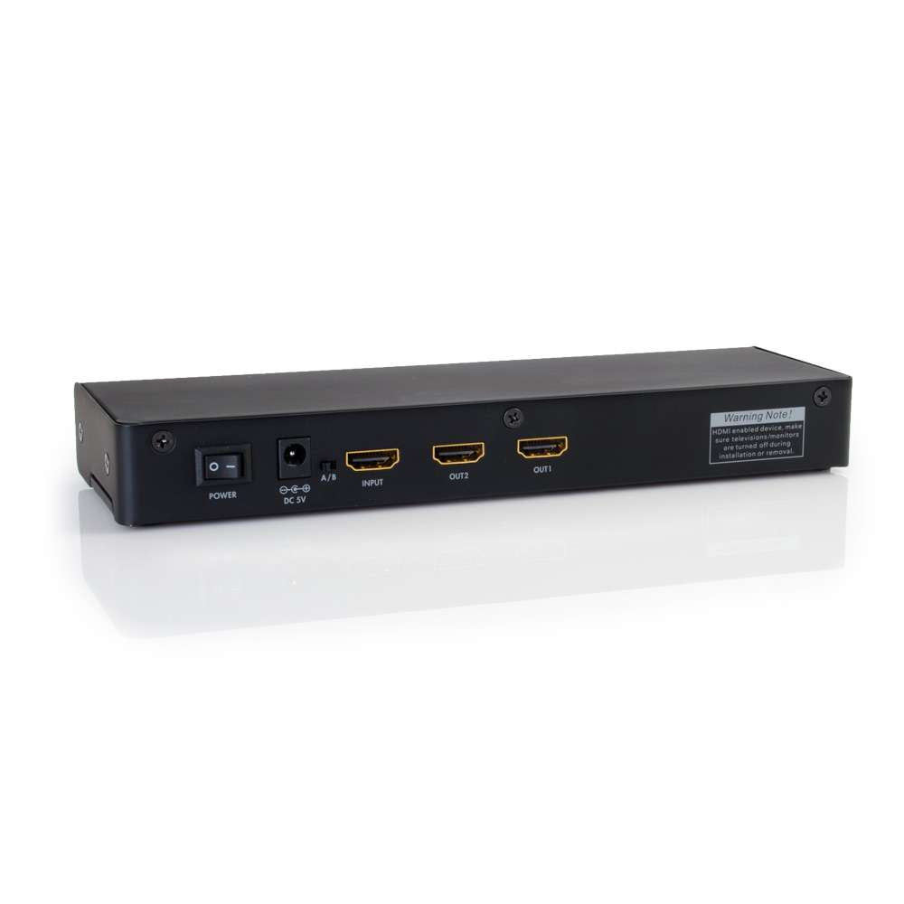 Serveredge 2-Port HDMI Video Splitter with Signal Auto detect & HDCP Compliant