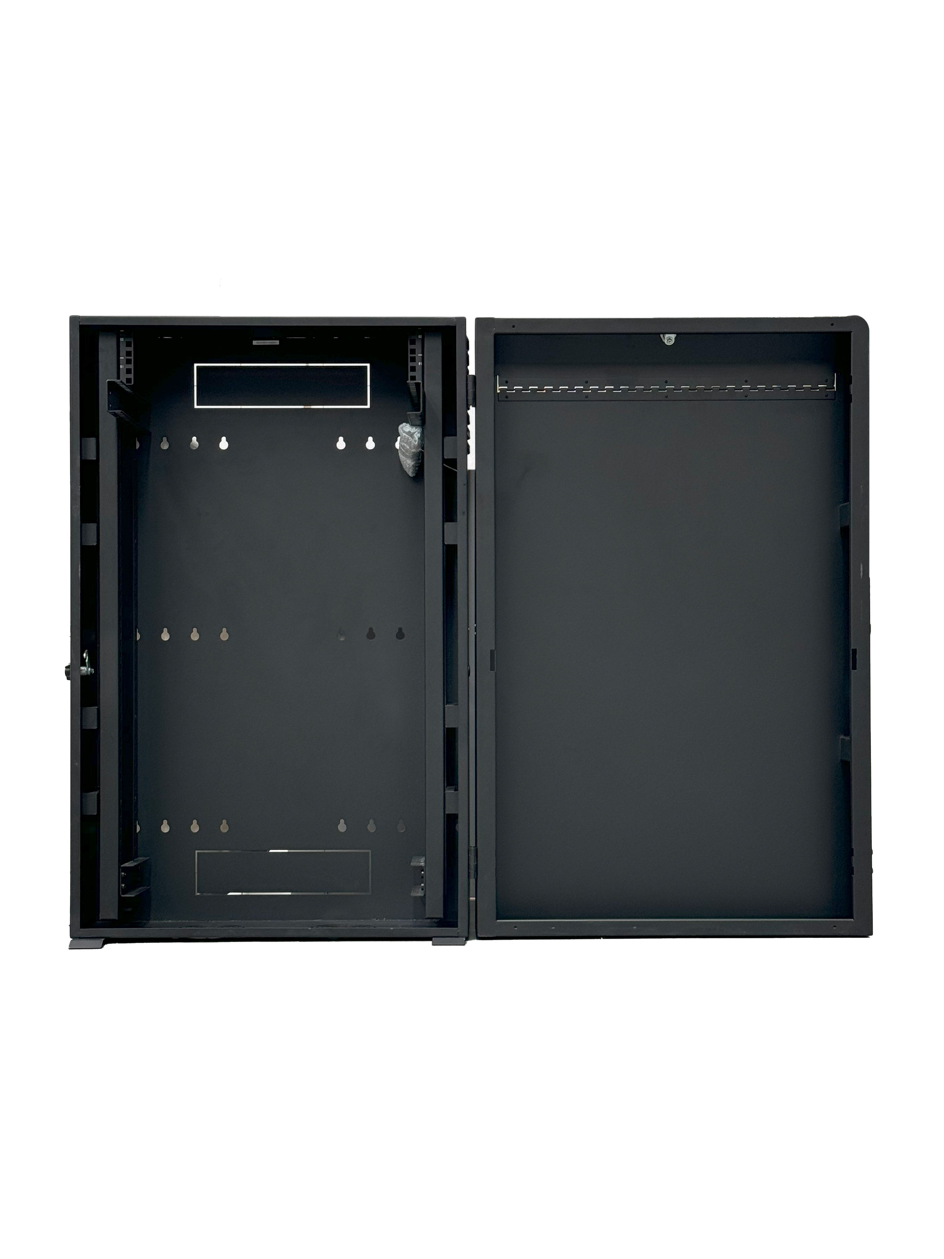 6RU 640mm Wide x 300mm Deep x 1000mm High Fully Assembled Vertical Mount Wall Cabinet