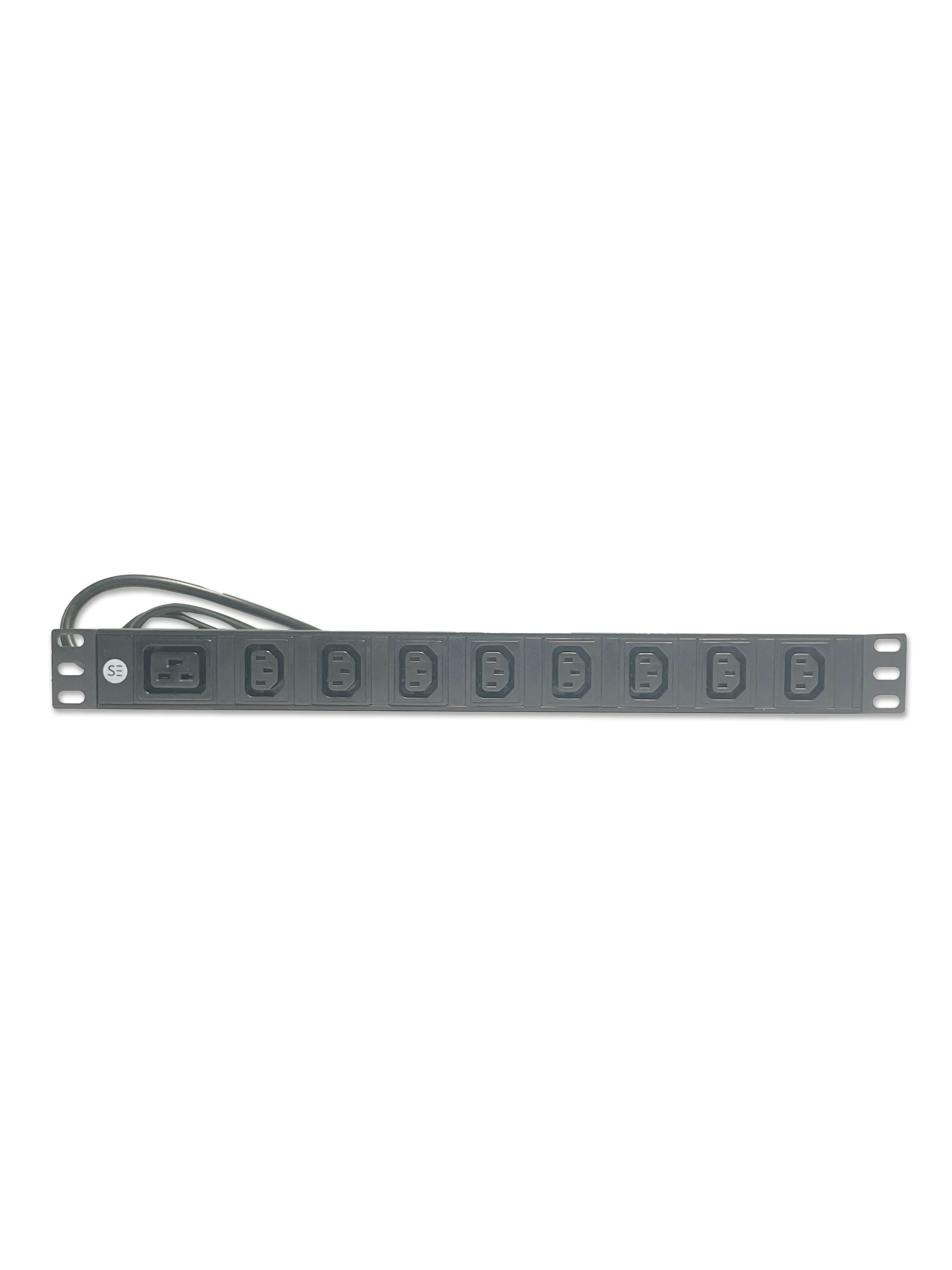 Serveredge Premium 9 Port IEC PDU, (8) IEC C13 (1) IEC C19 Output & (1) IEC C20 Input, 16 A, 240 V