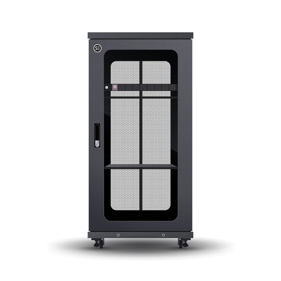 Serveredge 27RU 600mm Wide & 800mm Deep Fully Assembled Free Standing