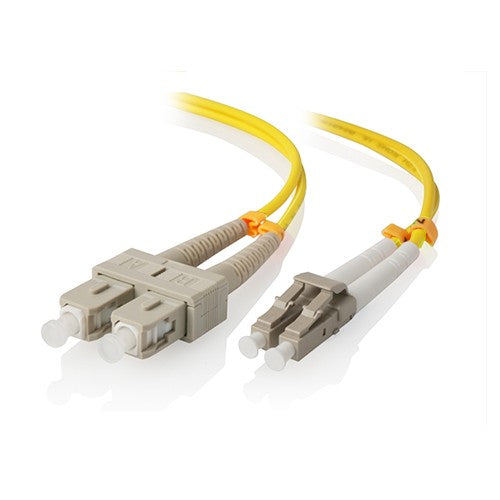 0.5m LC-SC Single Mode Duplex LSZH Fibre Cable 09/125 OS2