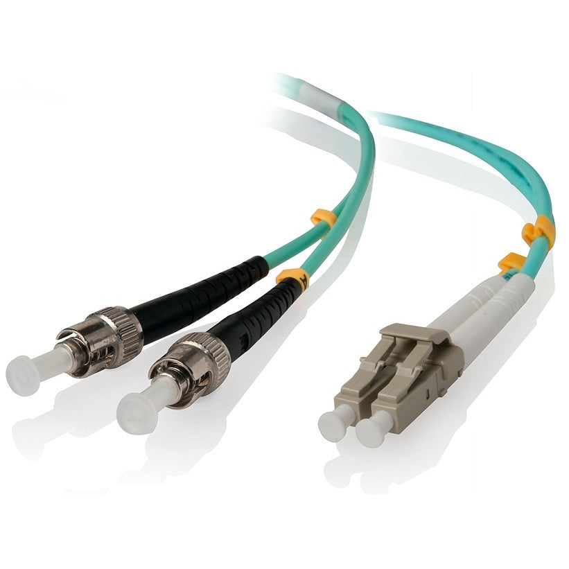 1m LC-ST 40G/100G Multi Mode Duplex LSZH Fibre Cable 50/125 OM4