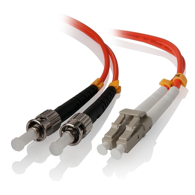 10m LC-ST MULTI MODE DUPLEX LSZH Fibre Cable 62.5/125 OM1