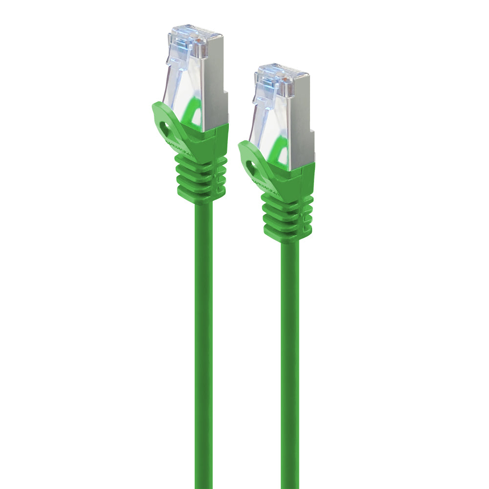 Serveredge 0.3m Green CAT6A Slim S/FTP Network Cable